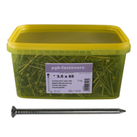Pgb-Europe PGB-FASTENERS | Nagel plat kop D.1151B Ø 2,70x50 (emmer) 000NPK00000270050M