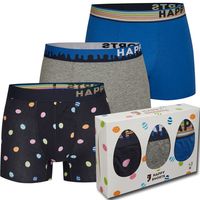 Happy Shorts Happy Shorts Boxershorts Heren Pasen 3-Pack