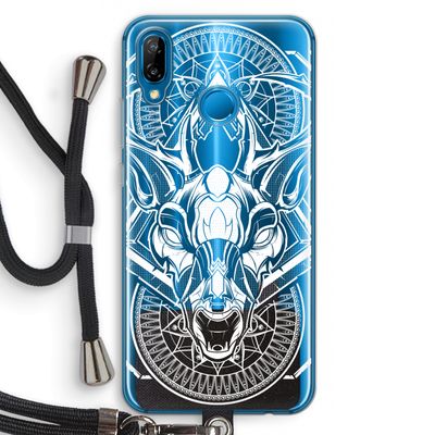Oh Deer: Huawei P20 Lite Transparant Hoesje met koord