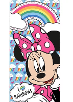 Minnie Mouse strandlaken Rainbows 70 x 140 cm - thumbnail