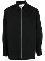 Jil Sander classic-collar shirt jacket - Noir - thumbnail