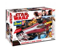 Revell 1/44 Resistance A-Wing Fighter, Red - Build and Play - thumbnail