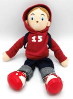 Happy Horse lappen pop van 36 cm lang rood Happy Horse lappen pop van 36 cm lang rood