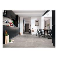 Herberia Ceramiche Oxid Vloer- en wandtegel | 90x90 cm | Gerectificeerd | Industrielelook | Mat Grijs