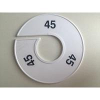 Maatring 11 cm wit/zwart 45