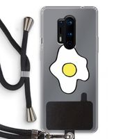 Spiegelei: OnePlus 8 Pro Transparant Hoesje met koord