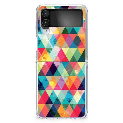 Samsung Galaxy Z Flip 4 | TPU bumper | Geruit