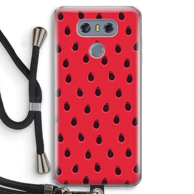 Watermelon: LG G6 Transparant Hoesje met koord