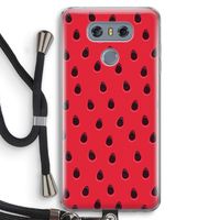 Watermelon: LG G6 Transparant Hoesje met koord