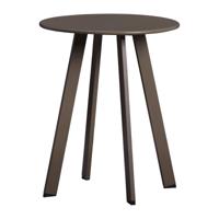 WOOOD Outdoor Bijzettafel 'Fer' 40cm, kleur Donkerbruin