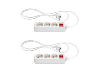 SILVERCREST Stekkerdoos (3 stopcontacten (wit))