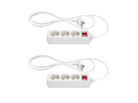 SILVERCREST Stekkerdoos (3 stopcontacten (wit))