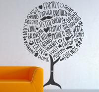 Sticker boom familie