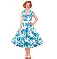 Blue Orchid Floral Dress White-48 (NL)/ 22 (UK)