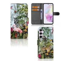 Telefoonhoesje | Met pasjeshouder | voor Samsung Galaxy A35 Jungle
