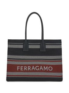 Ferragamo grand sac cabas Signature - Noir