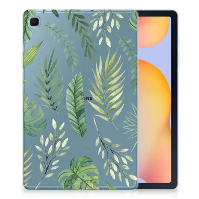 Samsung Galaxy Tab S6 Lite | S6 Lite (2022) | Siliconen hoesje | Leaves