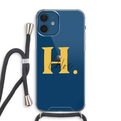 Amber Script: iPhone 12 Transparant Hoesje met koord