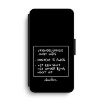 Mijn Motto's: iPhone XS Max Flip Hoesje