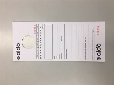 Aldo Reparatie kaarten pak a 250