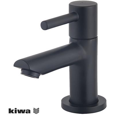 Wiesbaden Amador Fonteinkraan - Toiletkraan - Koudwaterkraan - Kiwa - 1/2 - Mat Zwart