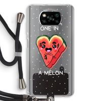 One In A Melon: Xiaomi Poco X3 NFC Transparant Hoesje met koord