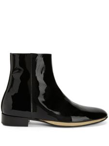 Giuseppe Zanotti bottines GZ Flash à fini verni - Noir