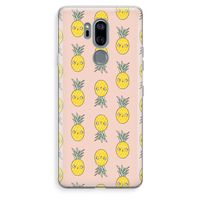 Ananas: LG G7 Thinq Transparant Hoesje