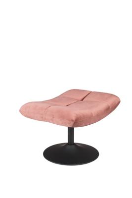 Poef Bar Velvet Old Pink