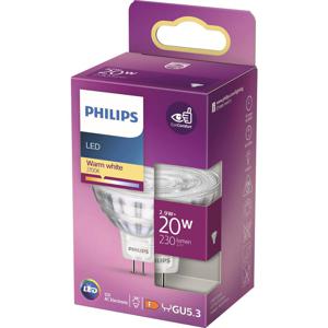 Philips Lighting 871951430760500 LED-lamp Energielabel F (A - G) GU5.3 Reflector 2.9 W = 20 W Warmwit (Ø x l) 51 mm x 46 mm 1 stuk(s)