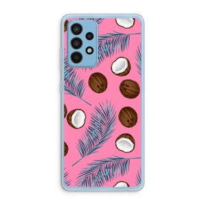 Kokosnoot roze: Samsung Galaxy A52 Transparant Hoesje