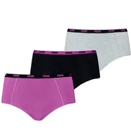 Puma 3-Pack dames mini boxershorts - Purple Combo