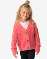 HEMA Kindervest fluffy roze (roze)