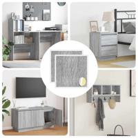 VidaXL Zelfklevende schroefhoes 2 pcs grijs sonoma ø 20 x 0,5 mm