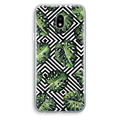 Geometrische jungle: Samsung Galaxy J3 (2017) Transparant Hoesje