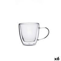 Theeglas en koffieglas Quid Serenia Transparant Glas 150 ml (6 Stuks)
