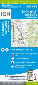 Topografische kaart - Wandelkaart 2523SB La Charité-sur-Loire | IGN - Institut Géographique National