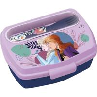 Lunchtrommel met accessoires Frozen CZ11271 Blauw Plastic