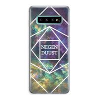 Negenduust ruimte: Samsung Galaxy S10 Plus Transparant Hoesje