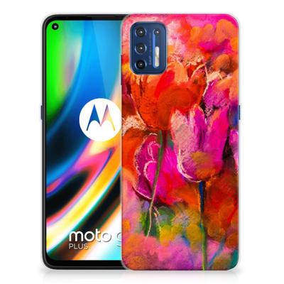 Smartphone hoesje Motorola Moto G9 Plus Tulips Smartphone hoesje Motorola Moto G9 Plus Tulips
