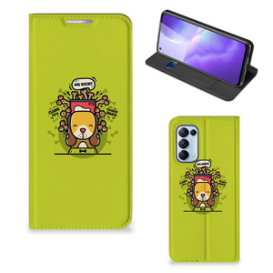 OPPO Find X3 Lite Magnet Case Doggy Biscuit