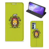 OPPO Find X3 Lite Magnet Case Doggy Biscuit - thumbnail