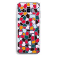 Colored Giraffe: Samsung Galaxy S8 Plus Transparant Hoesje