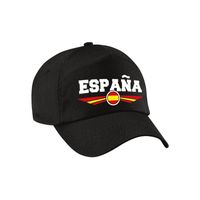 Spanje / Espana landen pet / baseball cap zwart kinderen