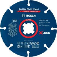 Bosch Professional X-LOCK Doorslijpschijf EXPERT Carbide Multi Wheel 125x22,23mm VE=1 - 2608901193