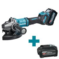 Makita GA038GT203 Accu haakse slijper 230mm XGT 40V Max 5.0Ah in koffer