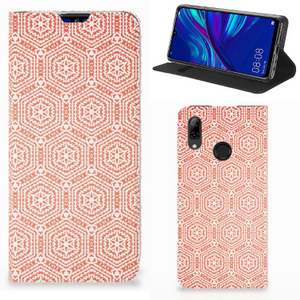 Huawei P Smart (2019) Hoesje met Magneet Pattern Orange