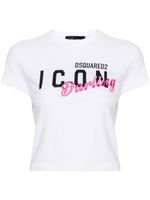 DSQUARED2 t-shirt Icon Darling en coton - Blanc