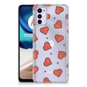 Motorola Moto G42 TPU bumper Hearts