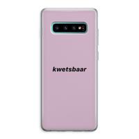 kwetsbaar: Samsung Galaxy S10 Plus Transparant Hoesje